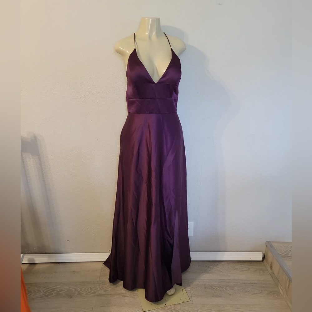Elegant Purple Evening Gown